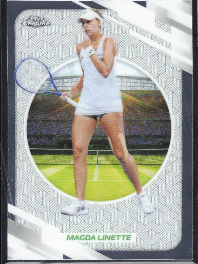 2026 Topps Chrome Tennis #149 Magda Linette – framsida
