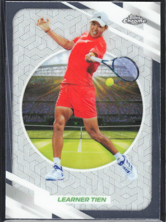 2026 Topps Chrome Tennis #112 Learner Tien – framsida