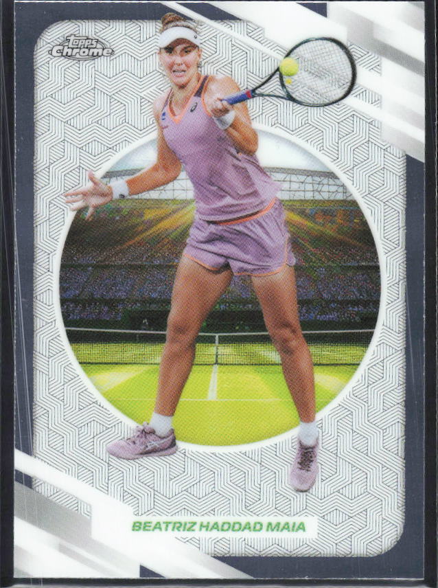 2026 Topps Chrome Tennis #2 Beatriz Haddad Maia – framsida