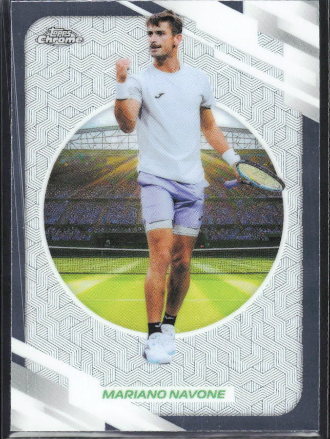 2026 Topps Chrome Tennis #118 Mariano Navone – framsida