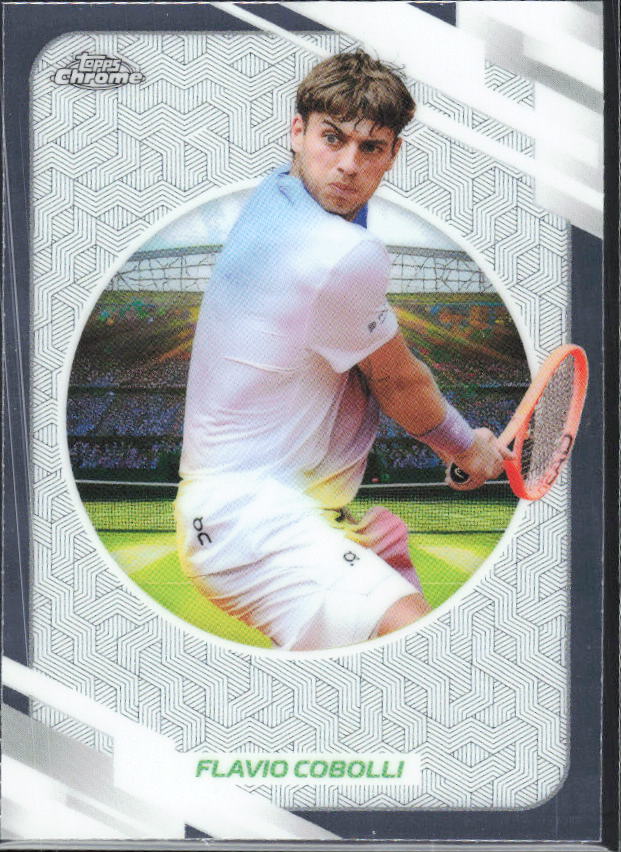 2026 Topps Chrome Tennis #8 Flavio Cobolli – framsida