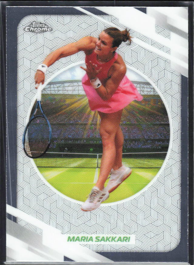 2026 Topps Chrome Tennis #135 Maria Sakkari – framsida