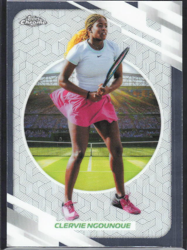 2026 Topps Chrome Tennis #140 Clervie Ngounoue – framsida
