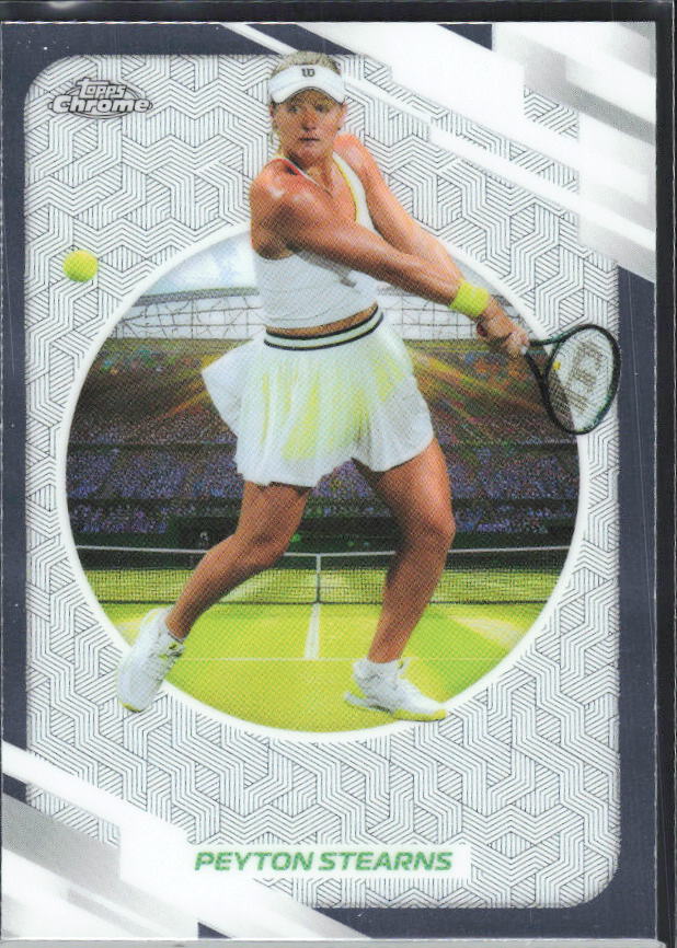 2026 Topps Chrome Tennis #96 Peyton Stearns – framsida
