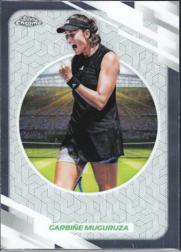 2026 Topps Chrome Tennis #163 Garbiñe Muguruza – framsida