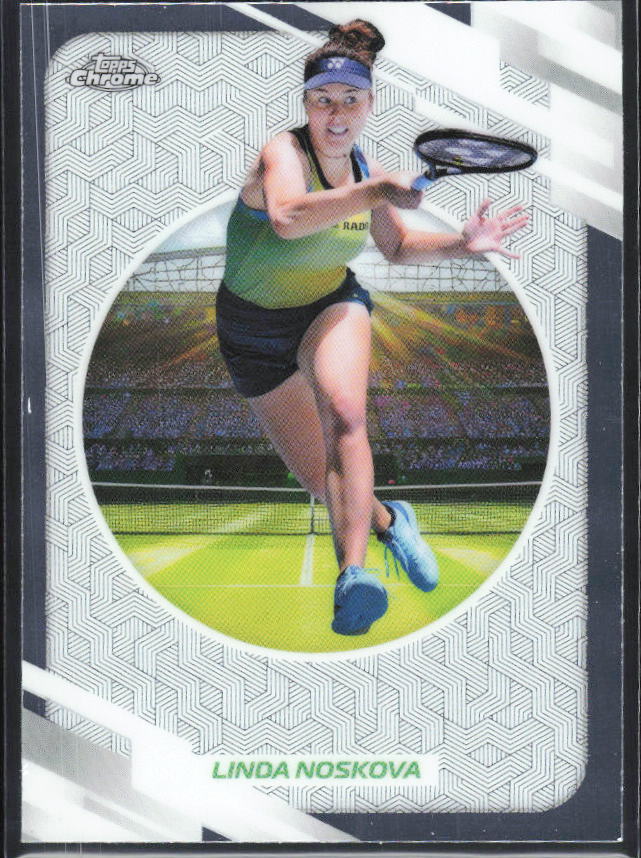 2026 Topps Chrome Tennis #30 Linda Noskova – framsida