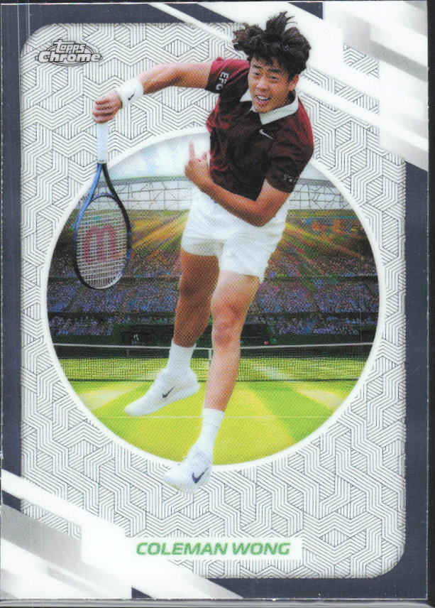 2026 Topps Chrome Tennis #107 Coleman Wong – framsida