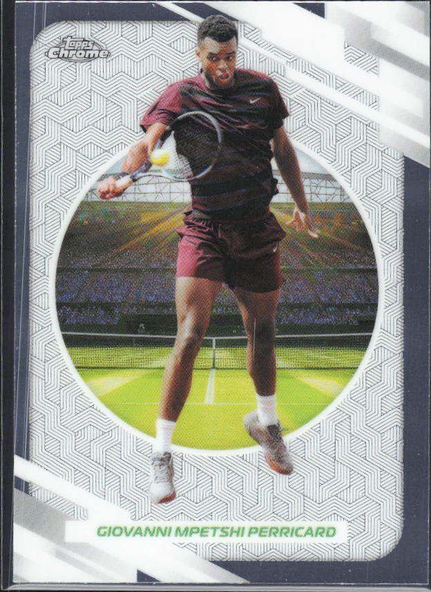 2026 Topps Chrome Tennis #183 Giovanni Mpetshi Perricard – framsida