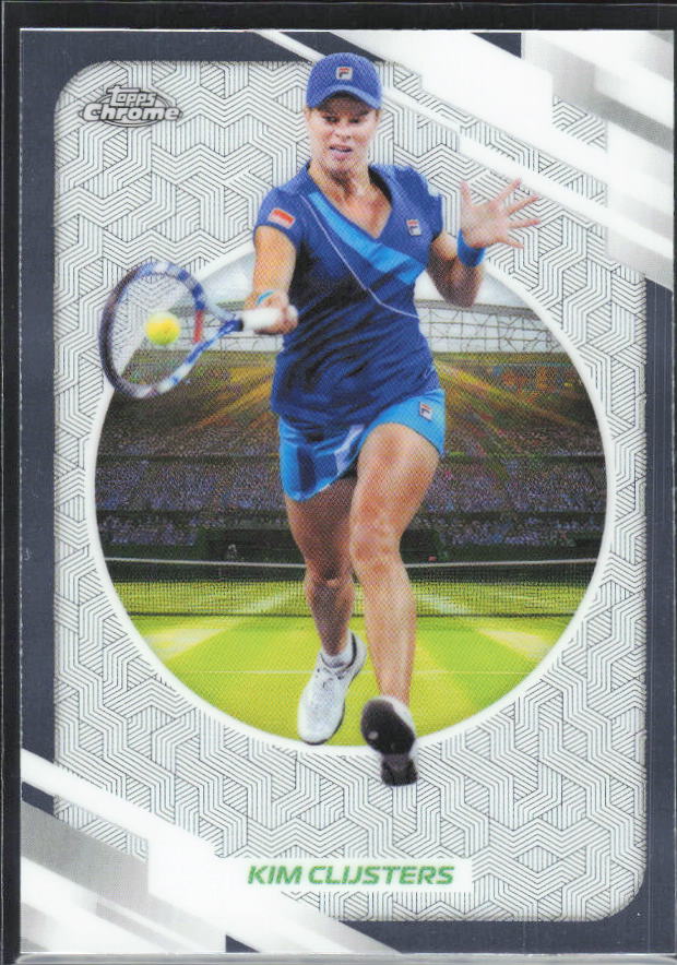 2026 Topps Chrome Tennis #114 Kim Clijsters – framsida