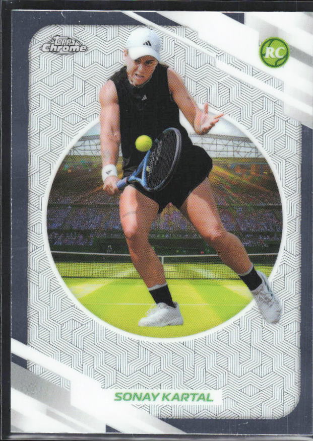 2026 Topps Chrome Tennis #4 Sonay Kartal – framsida