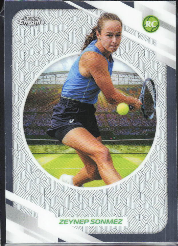 2026 Topps Chrome Tennis #77 Zeynep Sönmez – framsida