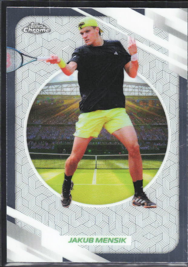 2026 Topps Chrome Tennis #67 Jakub Menšík – framsida