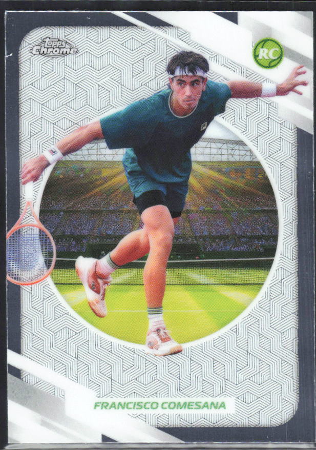 2026 Topps Chrome Tennis #11 Francisco Comesaña – framsida