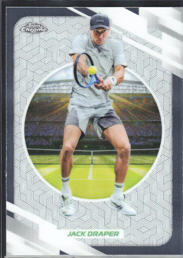 2026 Topps Chrome Tennis #55 Jack Draper – framsida