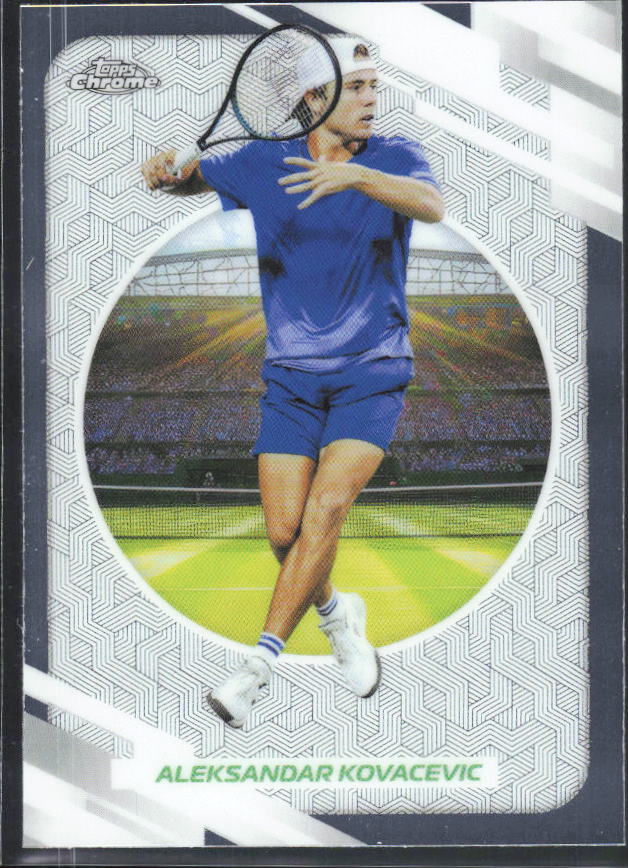 2026 Topps Chrome Tennis #113 Aleksandar Kovačević – framsida