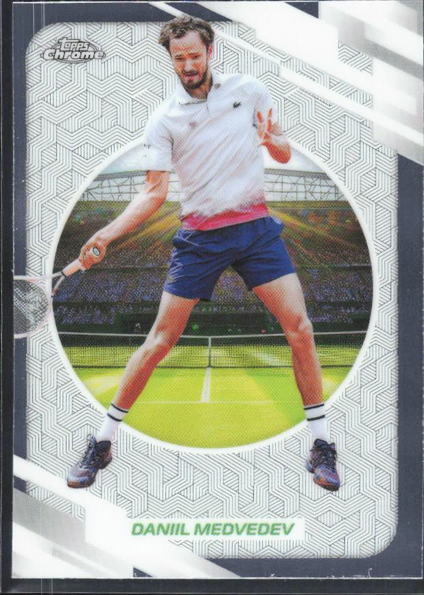 2026 Topps Chrome Tennis #100 Daniil Medvedev – framsida
