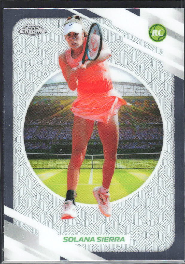 2026 Topps Chrome Tennis #94 Solana Sierra – framsida