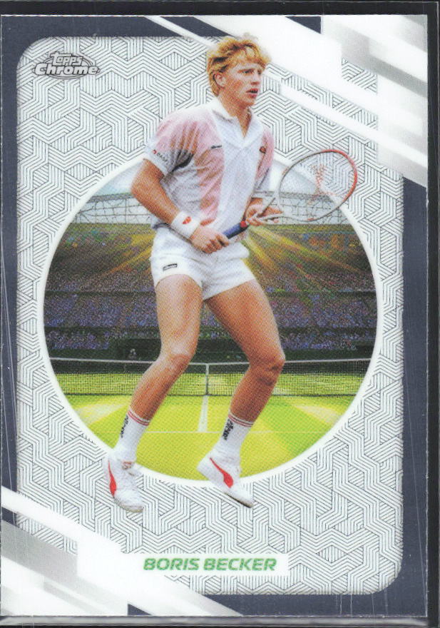 2026 Topps Chrome Tennis #158 Boris Becker – framsida