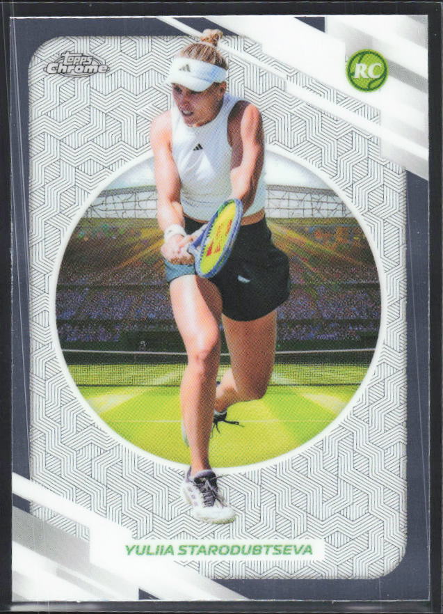 2026 Topps Chrome Tennis #41 Yuliia Starodubtseva – framsida