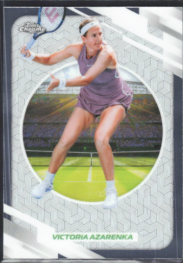 2026 Topps Chrome Tennis #175 Victoria Azarenka – framsida