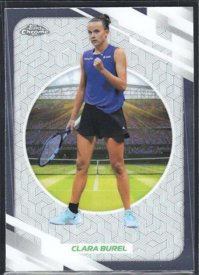 2026 Topps Chrome Tennis #177 Clara Burel – framsida