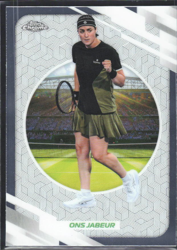 2026 Topps Chrome Tennis #42 Ons Jabeur – framsida