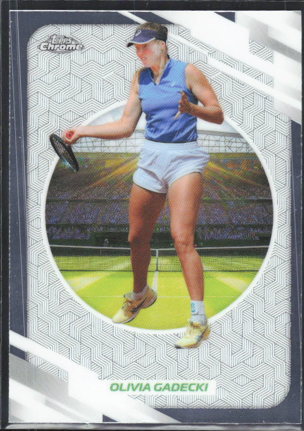 2026 Topps Chrome Tennis #197 Olivia Gadecki – framsida