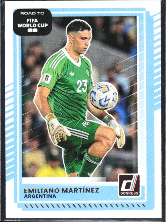 2025-26 Donruss Road to FIFA World Cup #160 Emiliano Martinez – framsida
