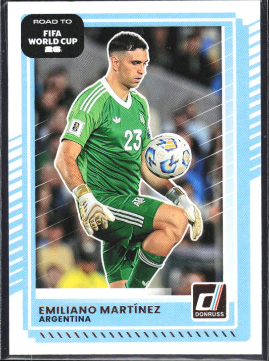 2025-26 Donruss Road to FIFA World Cup #160 Emiliano Martinez – framsida