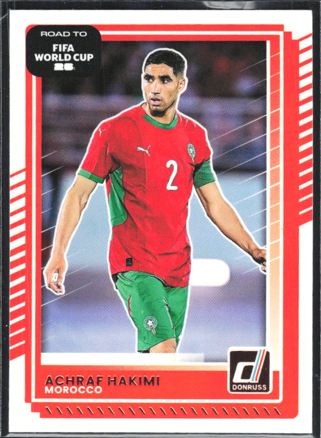 2025-26 Donruss Road to FIFA World Cup #99 Achraf Hakimi – framsida