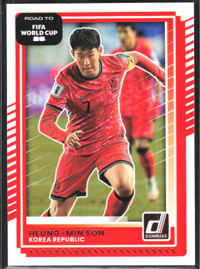2025-26 Donruss Road to FIFA World Cup #102 Heung-Min Son – framsida