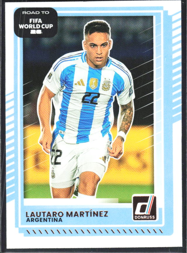 2025-26 Donruss Road to FIFA World Cup #163 Lautaro Martinez – framsida