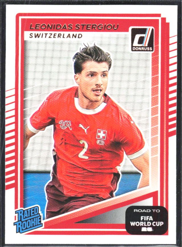 2025-26 Donruss Road to FIFA World Cup #249 Leonidas Stergiou – framsida