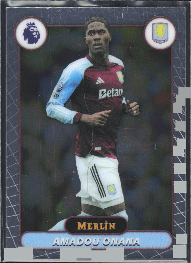 2026 Topps Merlin Premier League #24 Amadou Onana – framsida