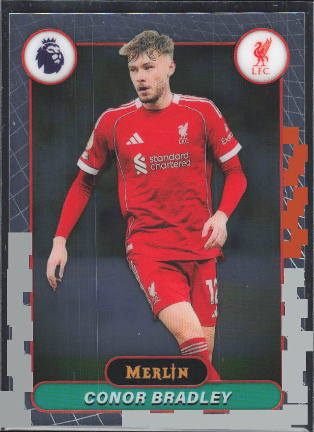 2026 Topps Merlin Premier League #119 Conor Bradley – framsida