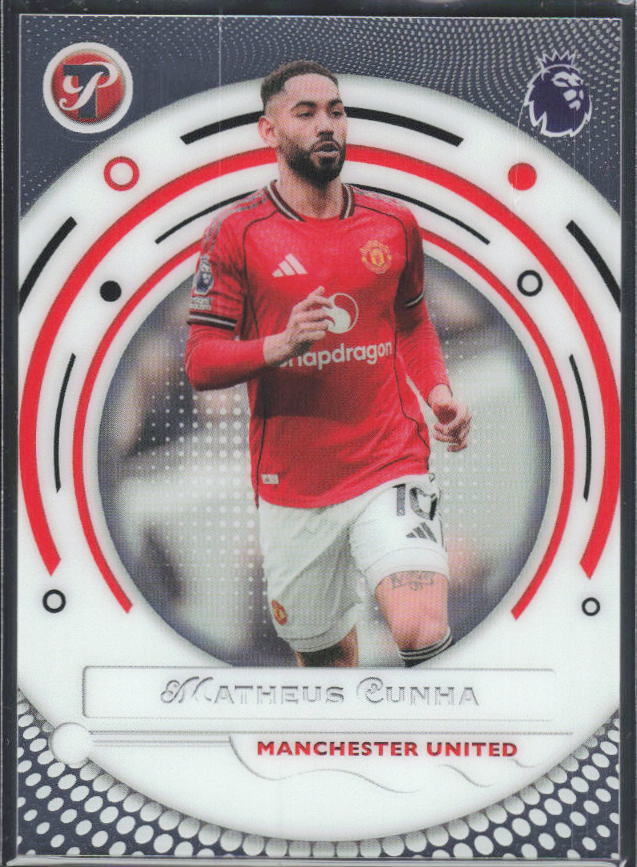 2025-26 Topps Pristine Premier League #131 Matheus Cunha – framsida