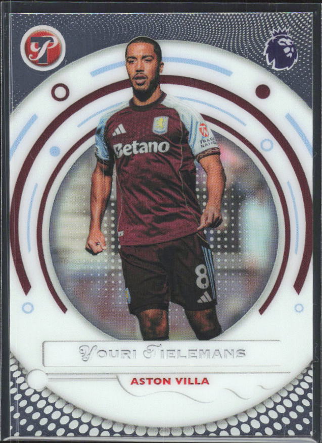 2025-26 Topps Pristine Premier League #27 Youri Tielemans – framsida