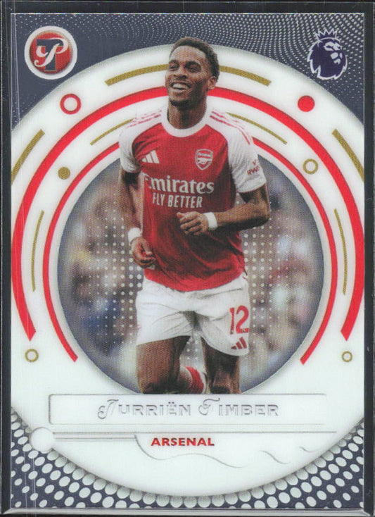2025-26 Topps Pristine Premier League #20 Jurriën Timber – framsida