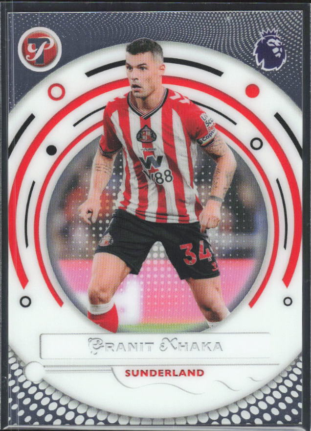 2025-26 Topps Pristine Premier League #165 Granit Xhaka – framsida