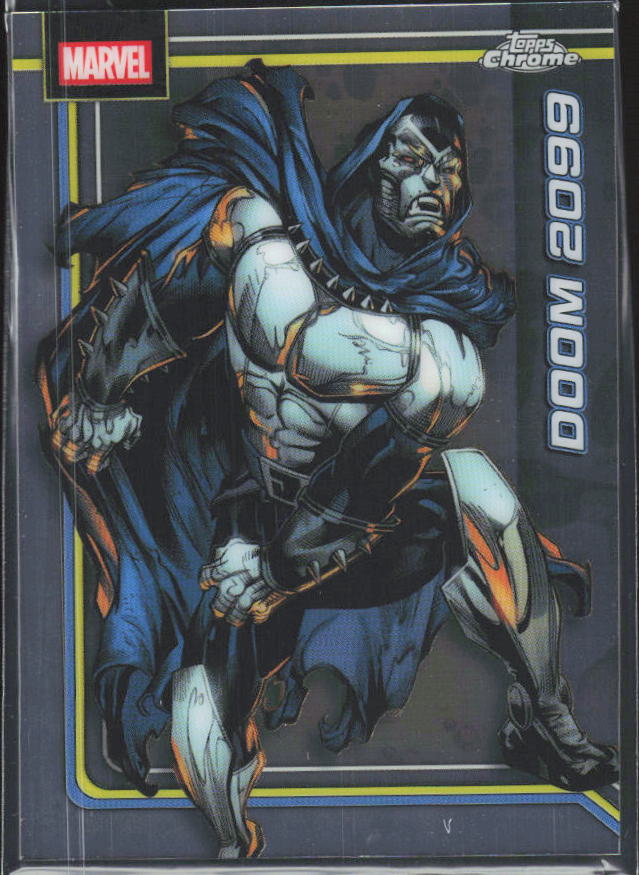 2026 Topps Chrome Marvel Comics #112 Doom 2099 – framsida