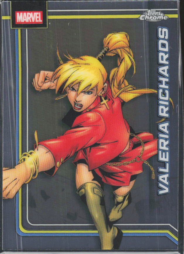 2026 Topps Chrome Marvel Comics #186 Valeria Richards – framsida