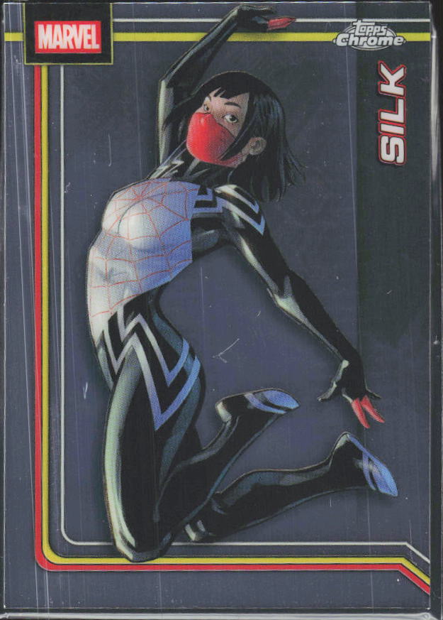 2026 Topps Chrome Marvel Comics #156 Silk – framsida