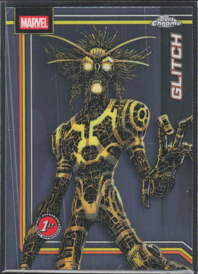 2026 Topps Chrome Marvel Comics #119 Glitch – framsida