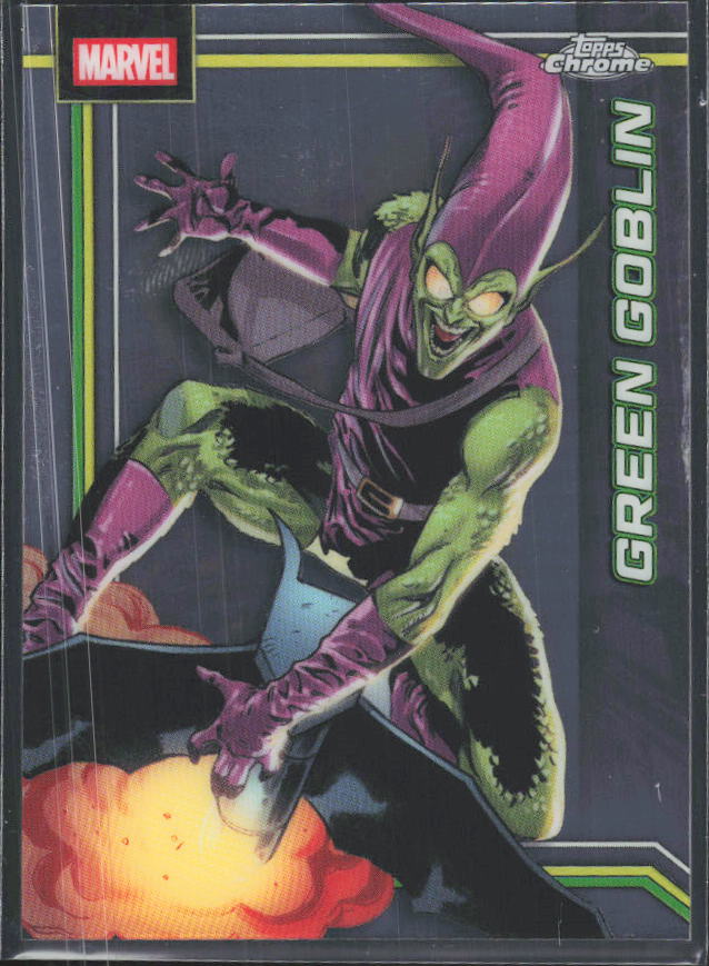 2026 Topps Chrome Marvel Comics #45 Green Goblin – framsida