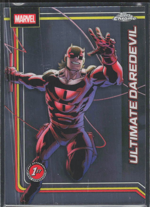 2026 Topps Chrome Marvel Comics #183 Ultimate Daredevil – framsida