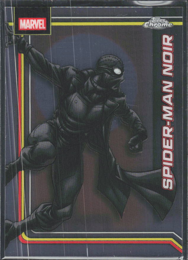 2026 Topps Chrome Marvel Comics #165 Spider-Man Noir – framsida
