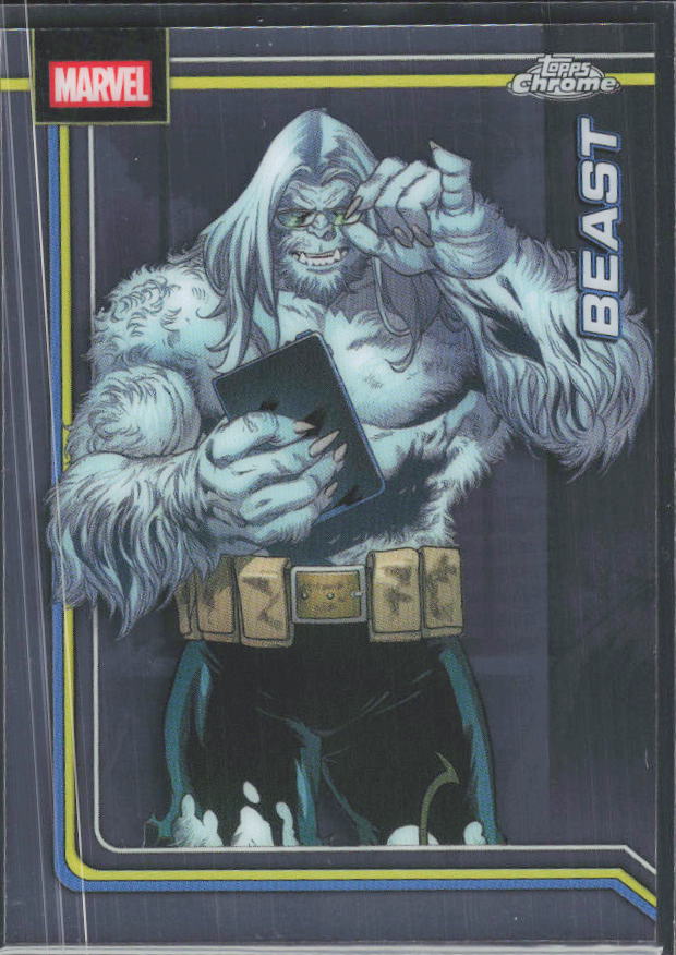 2026 Topps Chrome Marvel Comics #10 Beast – framsida
