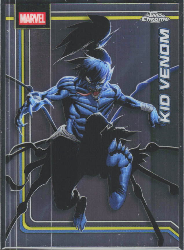 2026 Topps Chrome Marvel Comics #128 Kid Venom – framsida
