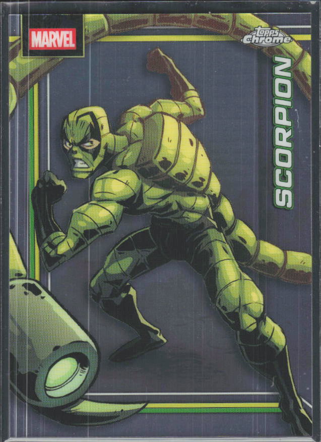2026 Topps Chrome Marvel Comics #147 Scorpion – framsida