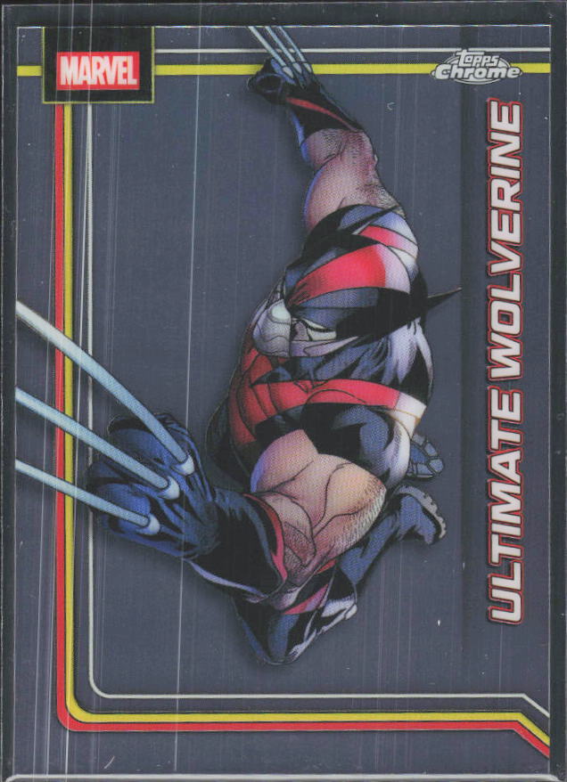 2026 Topps Chrome Marvel Comics #184 Ultimate Wolverine – framsida